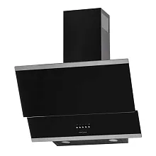 IRIDA 600 black push button вытяжка кухонная