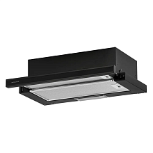 KAMILLA 600 GLASS BLACK вытяжка кухонная