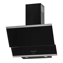 IRIDA 600 black push button вытяжка кухонная