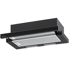 KAMILLA 600 2DN BL GLASS вытяжка кухонная
