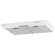 JESSICA slim 600 white push button вытяжка кухонная