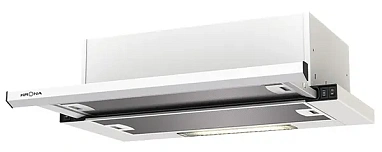 Kamilla slim 600 white (2 мотора) вытяжка кухонная