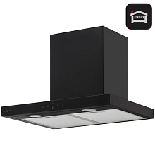 ONYX 600 GLASS BLACK S вытяжка кухонная